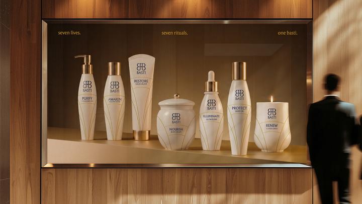 Basti retail window display